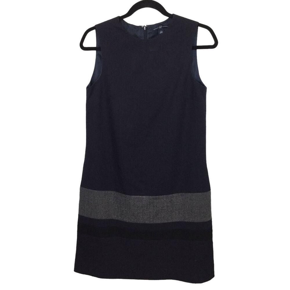 Gap Retro Preppy Minimalist Quiet Luxury Corporate Chic Wool Sleeveless Dress 2